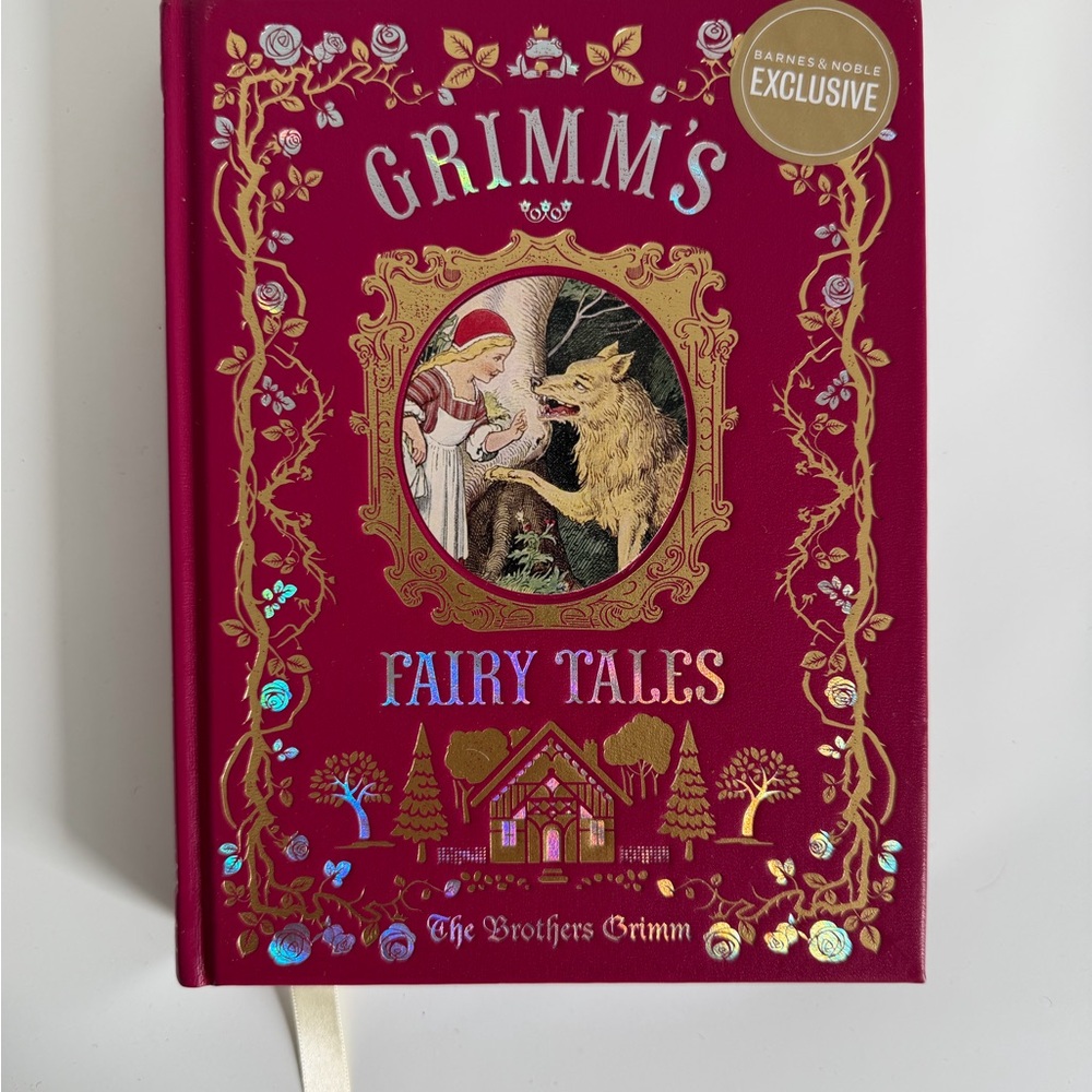 Barnes & Noble Exclusive Grimm's Fairy Tales in Red and Gold